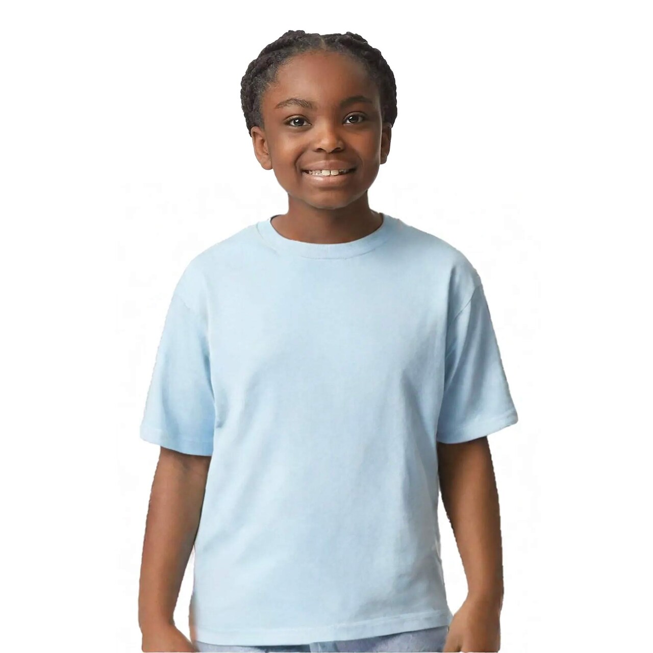 Gildan Youth Ultra Cotton Crewneck Short Sleeve T-Shirt for Custom Print & Outdoor Activities Everyday Tee